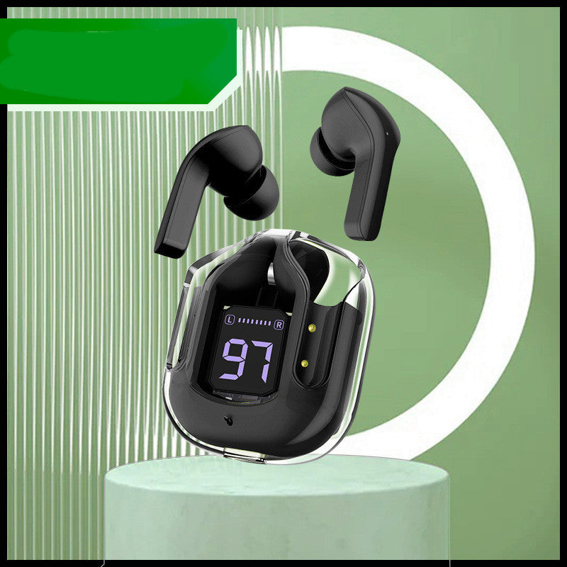 New Mini Transparent Wireless Bluetooth Headset Digital Display