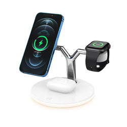 Compatible with Apple, 3 In 1 Magnetic Wireless Charger 15W Fast Charging Station