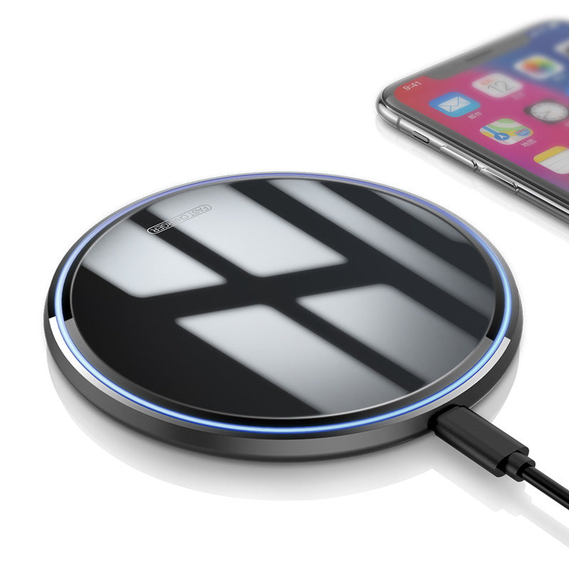 Cross-Border 10W Mirror Wireless Charger Fast Charge