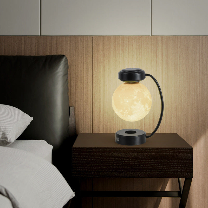 Moon Night Light Wireless Magnetic Levitating Rotating Floating Ball Lamp Home Decoration