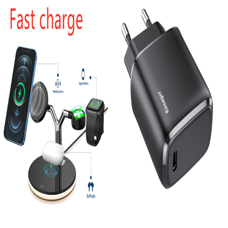 Compatible with Apple, 3 In 1 Magnetic Wireless Charger 15W Fast Charging Station