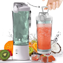 Portable Blender Juicer Personal Size Blender With 6 Blade Mini Blender Kitchen Gadgets