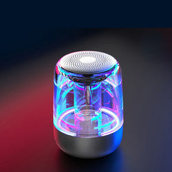 Portable Speakers Bluetooth Column Wireless Bluetooth Speaker with Variable Color LED Light