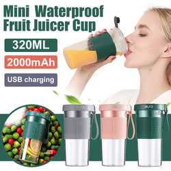 Mini USB Rechargeable Portable Blender Electric Fruit Juicer Kitchen