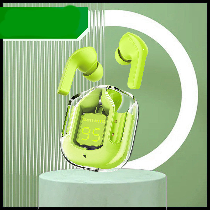 New Mini Transparent Wireless Bluetooth Headset Digital Display