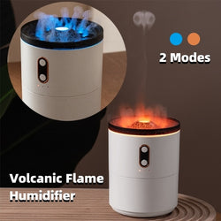 Volcanic Flame USB Portable Jellyfish Air Humidifier Night Light Lamp Fragrance Humidifier