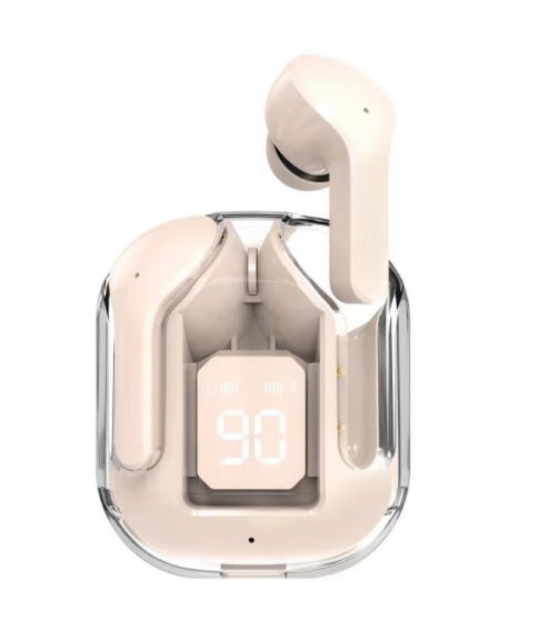 New Mini Transparent Wireless Bluetooth Headset Digital Display