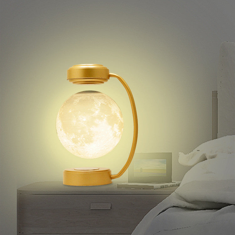 Moon Night Light Wireless Magnetic Levitating Rotating Floating Ball Lamp Home Decoration